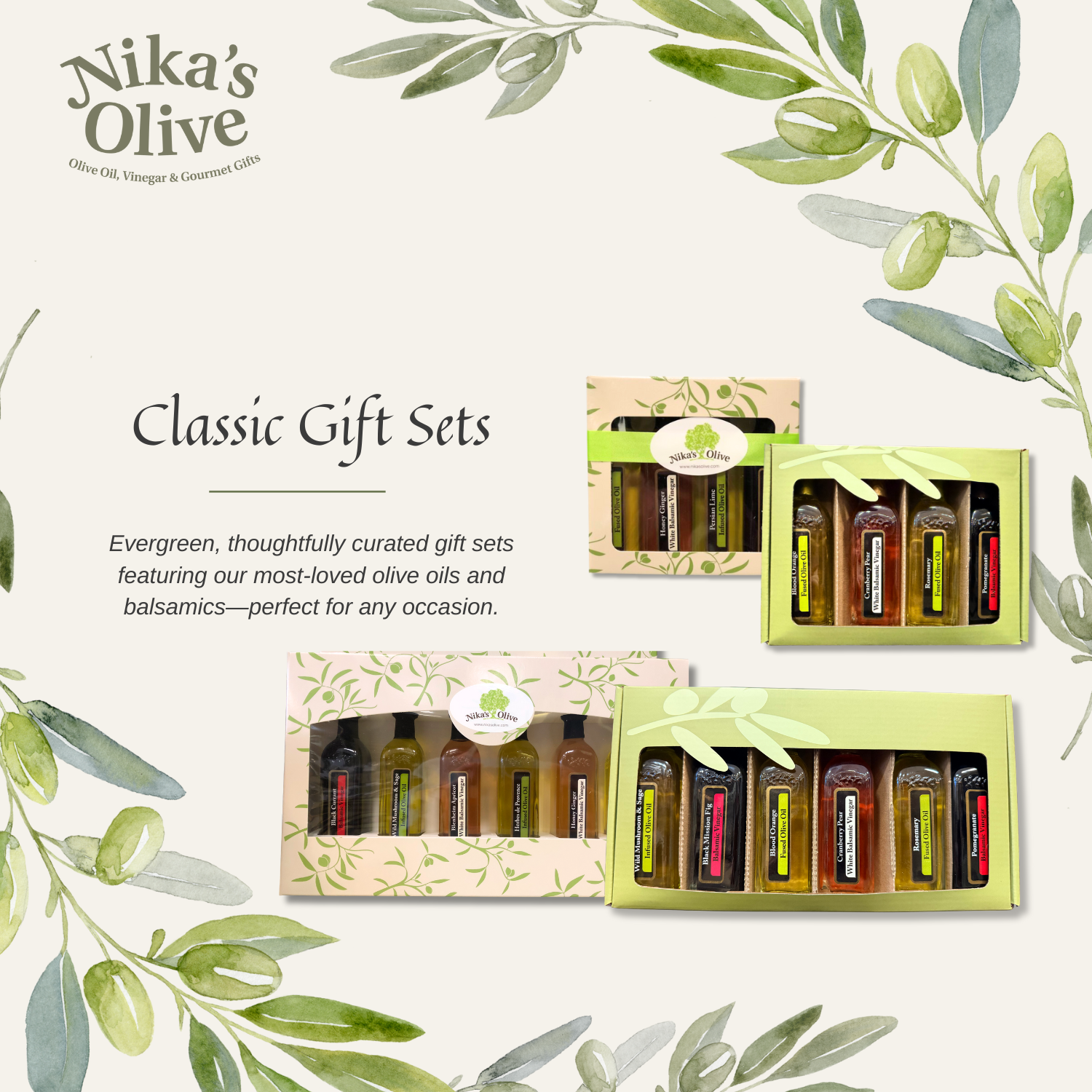Limited Time Seasonal Gift Sets - Summer Collection — Nika's Olive
